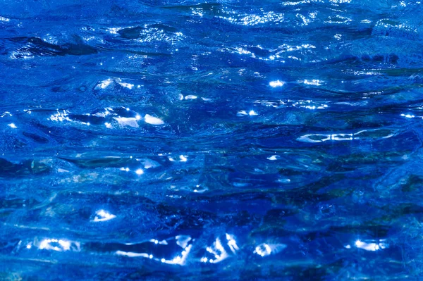 Textura Pozadí Šablona Bazén Voda Lehký Vánek Hra Slunečního Světla — Stock fotografie