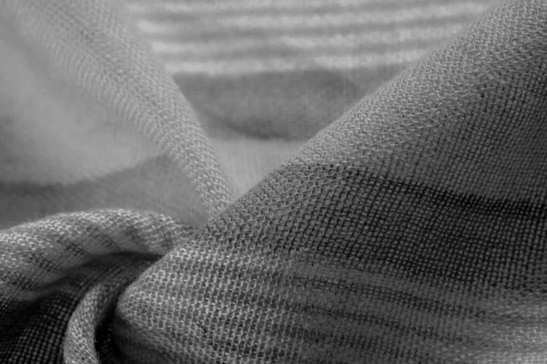 Texture Background Monochrome Gray Silk Fabric Photograph Picture Developed Executed — Stock Photo, Image