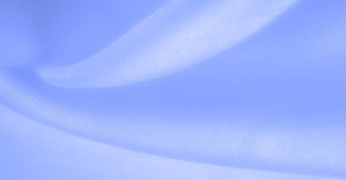 Mavi ipek kumaş, pürüzsüz mavi ipek ya da lüks saten kumaş, düğün arka planı olarak doku. Lüks arka plan tasarımı. Retro biçimi.