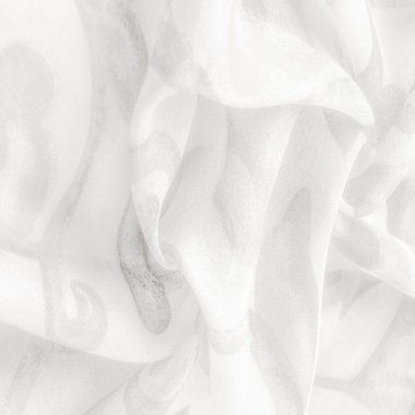 Doku, Desen. Soyut beyaz desenli pürüzsüz siyah beyaz kumaş. Lüks soyut bir arka plan. Lüks Noel geçmişi. Kumaş, narin.