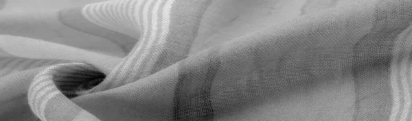Textura Contexto Tecido Monocromático Seda Cinzenta Uma Fotografia Imagem Desenvolvida — Fotografia de Stock