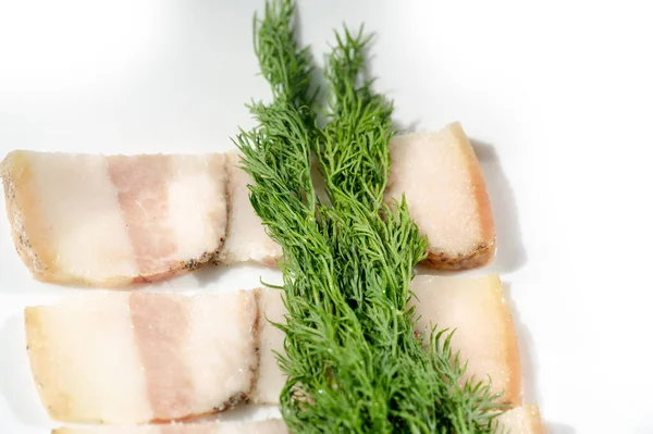 Lebensmittelfotografie Salo Traditionelles Essen — Stockfoto