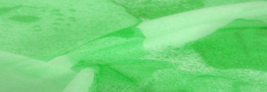 Doku. Geçmişi. şablon. Soyut yeşil ipek şifon kumaş. Bahar yeşili tafta ipek kumaşın sanat modeli.