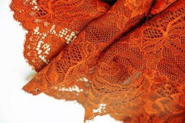 Sarı dantel. Elastik moda tekstil jakuzi danteli. Seksi iç çamaşırları için dekoratif bir şey. Lastik bantlar. Ev dekoru. Tasarımın için doku. Geçmişi. şablon.