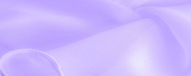 Doku. Şablon. Kumaş, pankart ya da gök mavisi ipekle kaplanmış. Poster için lüks tekstil dekorasyonu, yumuşak dalgalı dalgalı kumaşlı gök mavisi malzeme, poster