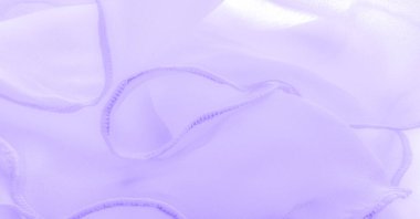 Doku. Şablon. Kumaş, pankart ya da gök mavisi ipekle kaplanmış. Poster için lüks tekstil dekorasyonu, yumuşak dalgalı dalgalı kumaşlı gök mavisi malzeme, poster