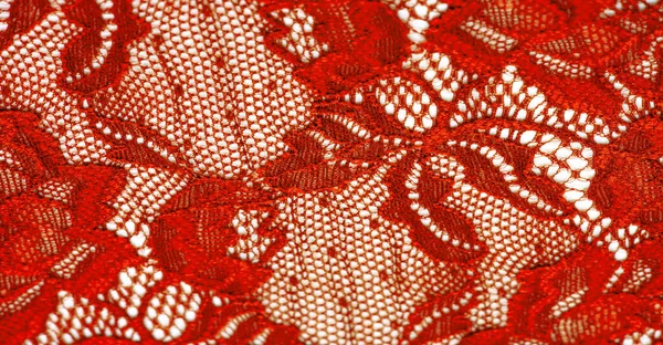 Encaje Amarillo Encaje Elástico Jacquard Textil Moda Artículo Decorativo Para — Foto de Stock