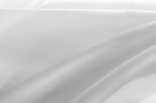 Biały Jedwabny Materiał Gładki Elegancki Biały Jedwab Lub Luksusowy Satynowy — Zdjęcie stockowe