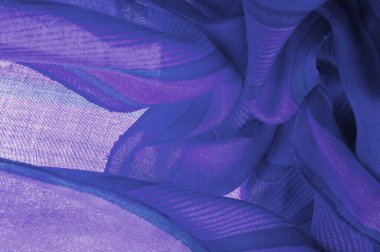 Doku. Geçmişi. İpek kumaş gök mavisi, parlak mavi, bulutsuz bir gökyüzü gibi..