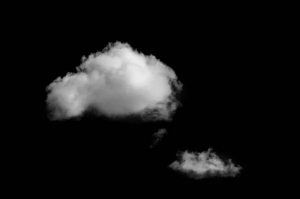 Designer Photography. Sky and clouds isolated on black background, close up