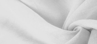 Beyazlı ipek kumaş. İnce taneli, noktalı ve soyut arkaplanlı Grunge yüzey dokusu. İnce malzemeden tek renkli arka plan. Üstüste şablon