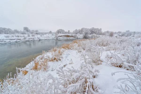 Beautiful Winter Landscape Snowy Scene — Stock Photo, Image