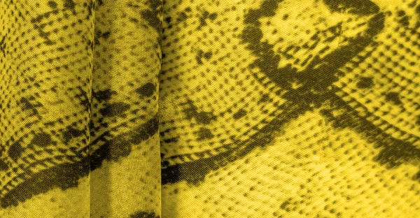 yellow fabric with a pattern of squares, background texture of bright yellow fabric close-up. background, texture, pattern,