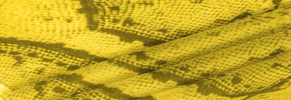 Fondo Textura Patrón Tela Amarilla Con Patrón Cuadrados Amarillos Líneas —  Fotos de Stock