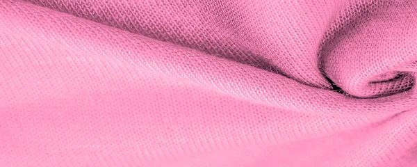 Pink Wool Wool Sheep Goat Similar Animal Especially Used Manufacture — Stock Photo, Image