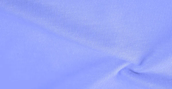 蓝色羊毛织物 蓝天感觉纹理抽象艺术 背景纹理 — 图库照片