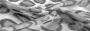 Tek renkli ipek kumaş, çita derisi, Afrika savanı teması. Arkaplan dokusu, desen