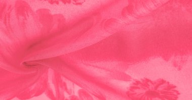 Kırmızı ipek kumaş, çayırda boyanmış çiçekler, çiçek arkaplanı. Renkli bir kompozisyonda bir sürü soluk çiçek. Arkaplan dokusu