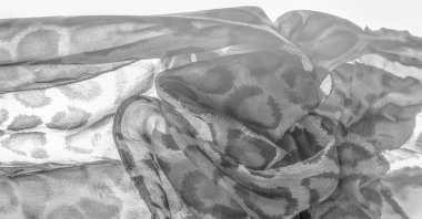 Tek renkli ipek kumaş, çita derisi, Afrika savanı teması. Arkaplan dokusu, desen