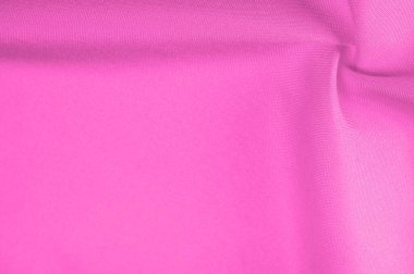 Pembe ipek kumaş, zarif, dalgalı, kırmızı pembe saten lüks kumaş, soyut tasarım. arkaplan dokusu, desen