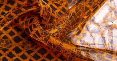 Kahverengi dantel kumaş, kehribar ve siyah kumaş karışımı. Kehribar, doku, arkaplan, desen.