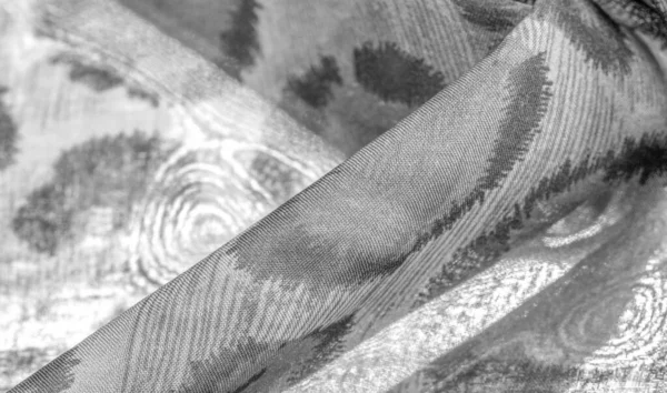 Tło Tekstura Wzór Tkanina Jedwabna Skóra Geparda Afrykański Motyw Sawanny — Zdjęcie stockowe