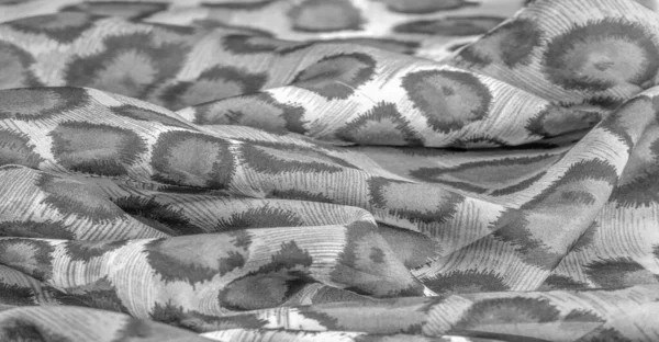 Tissu Soie Monochrome Peau Guépard Thème Savane Africaine Texture Fond — Photo