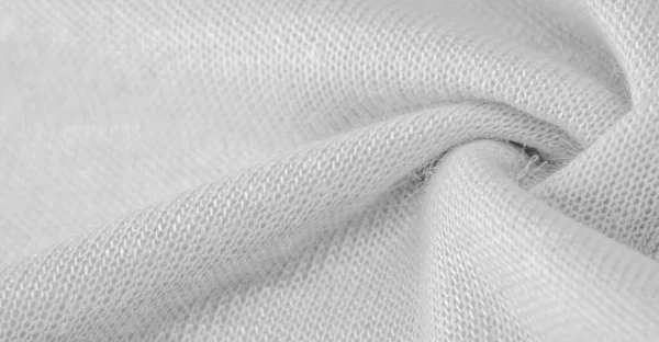 Суцільний Колір Вовняної Тканини Чорно Біла Текстура Абстрактне Мистецтво Текстура — стокове фото