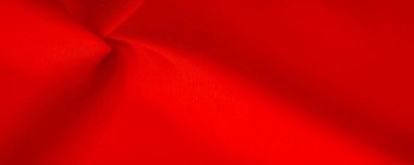 Kırmızı ipek kumaş, yakut rengi ipek kumaş, doku arka planı, makro. soyut tasarım.
