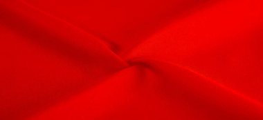 Kırmızı ipek kumaş, yakut rengi ipek kumaş, doku arka planı, makro. soyut tasarım.