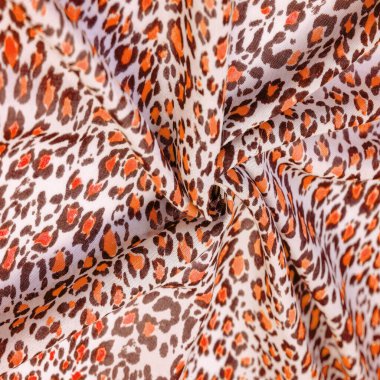 doku, arkaplan, desen, kartpostal, ipek kumaş, beyaz zemin üzerinde kahverengi kırmızı-sarı bulanık çiçekler, kalın malzeme Craft Tedarik Yaz çiçek deseni tekrarlayan desen