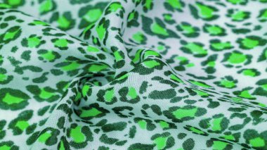 İpek kumaş, yeşil salata, beyaz arka planda bulanık çiçekler, çiçek tasarımı, doku arka planı, desen, kartpostal,