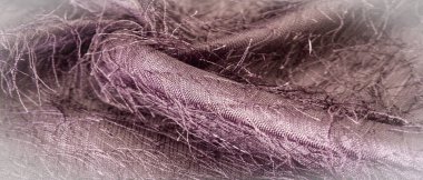 Kahverengi, kapuçino ipek kumaş kumaş, kumaş dokuması, kabarık efekt. Arkaplan dokusu, dekoratif süs