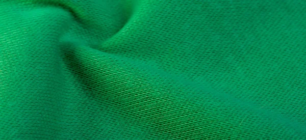 Kain Wol Hijau Emerald Green Merasakan Tekstur Seni Abstrak Tekstur — Stok Foto