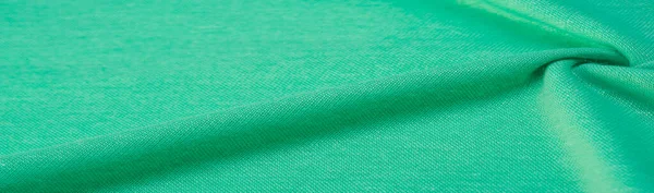 Green Woolen Fabric Emerald Green Felt Texture Abstract Art Background — Stock Photo, Image