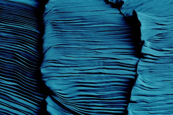 Textúra Háttér Minta Kék Szövet Fényes Befejezett Összecsukható Szatén Szövet — Stock Fotó