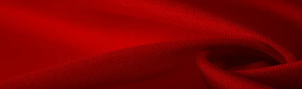 Latar Belakang Tekstur Pola Kain Sutra Merah Blushing Gules Kemerahan — Stok Foto