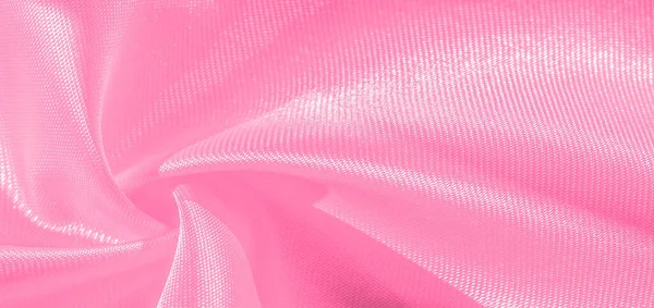 Розовый Атласный Шелк Пастельных Тонах Созданный Специально Настроения Великолепный Ощупь — стоковое фото