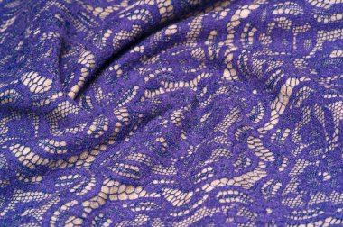 Arkaplan dokusu şablonu. Dantel kumaşla kaplı sıcak yün kumaş. Bu Millie Thil ve mavi dantelli ipek ve yün kumaşla ne yapıyorsun? Tasarım için harika bir seçim olurdu.,