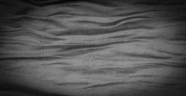 Tessuto Nero Seta Nera Profonda Tessuto Texture Sfondo Oggetti Decorativi — Foto Stock