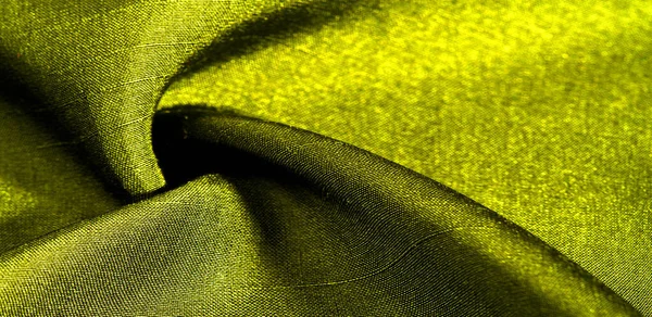 Гірчиця Зелена Абстрактний Зелений Фон Натуральної Тканини Бавовна Текстура Фон — стокове фото