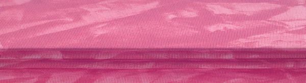 Červená Karmínová Hedvábná Tkanina Abstraktní Pozadí Červeného Hedvábí Satén Růží — Stock fotografie