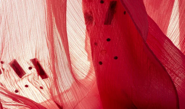 Arkaplan tasarımı dokusu, ipek desen, pembe kumaş ve dekoratif işlemeli taşlar.