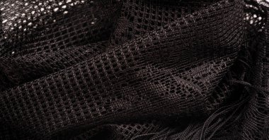 Doku, arkaplan, tasarım, siyah kadın dantelinden şal, siyah dantelden örgü, püskül, el örgüsü çiçek festivali armağanı tasarımından düğün üçgeni kartpostalı