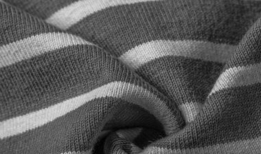  Gri ve beyaz yün çizgili kumaş, yün örgü, zarif ve kullanması hoş. Projelerin için harika. Doku, tasarım