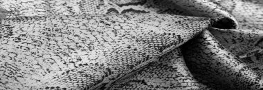 Gri yılan derisi desenli kumaş, Afrika kumaşı, tasarım fotoğrafı - Afrika ülkesinde safari. Doku, arkaplan