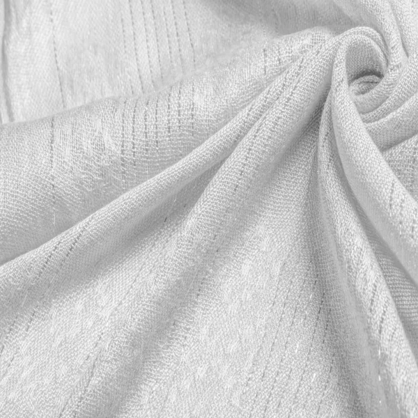 Fabric White Gold Sequins Inserts White Stripe Silver Krypton Stripes — Stock Photo, Image