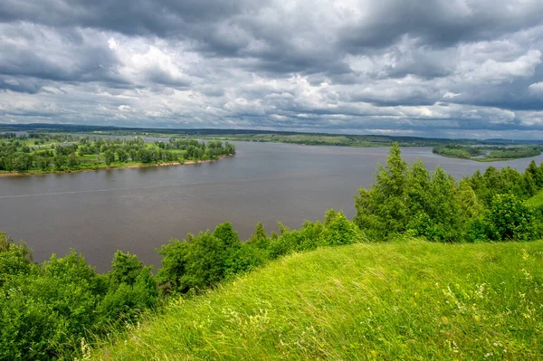 Vacker Sommar Landskap Scen Dagsljus — Stockfoto