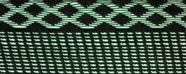 Textura Fundo Design Xale Renda Feminina Verde Crochê Renda Verde — Fotografia de Stock