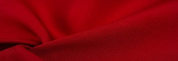 Roter Seidenstoff Das Ist Seidensatinweberei Unterscheidet Sich Dichte Glätte Und — Stockfoto
